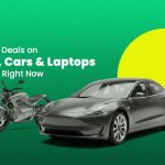best deals in car, laptop and bikes