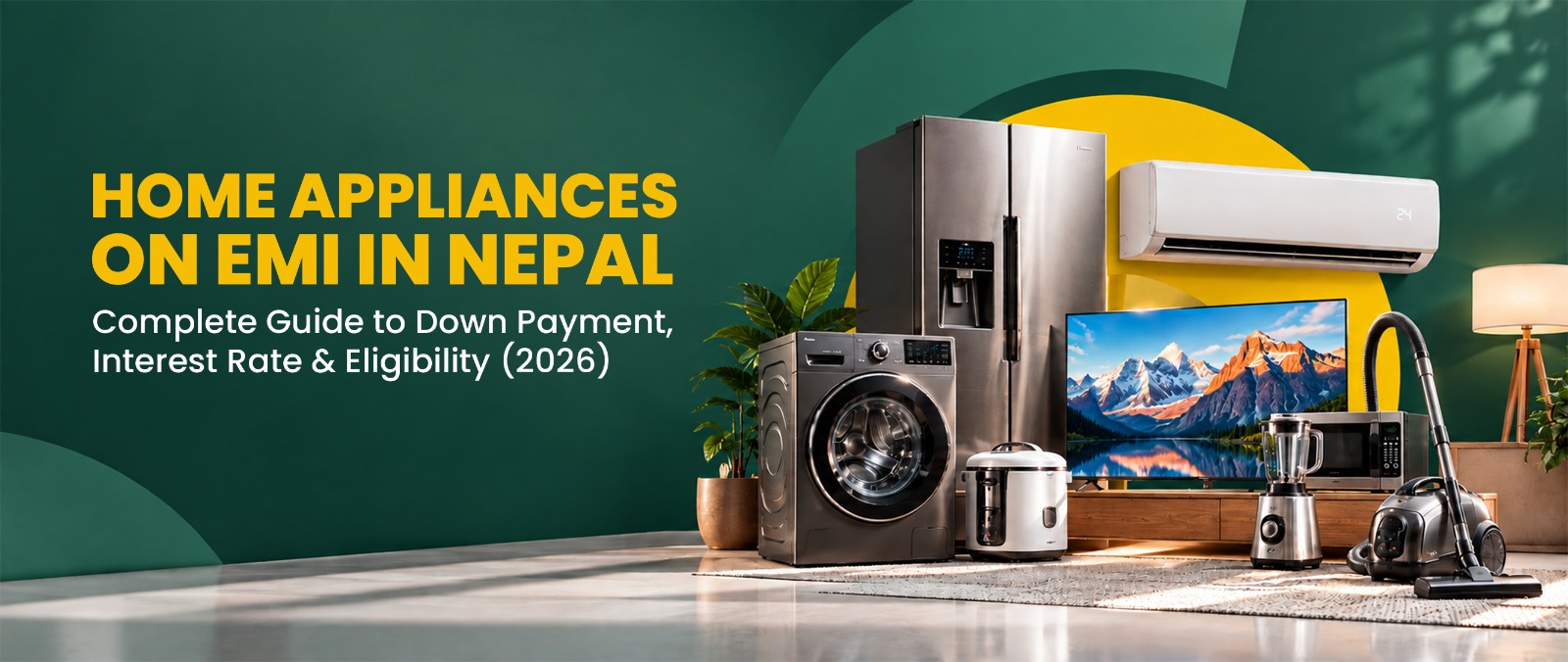 Home Appliances on EMI in Nepal: Interest Rates, Down Payment & Eligibility